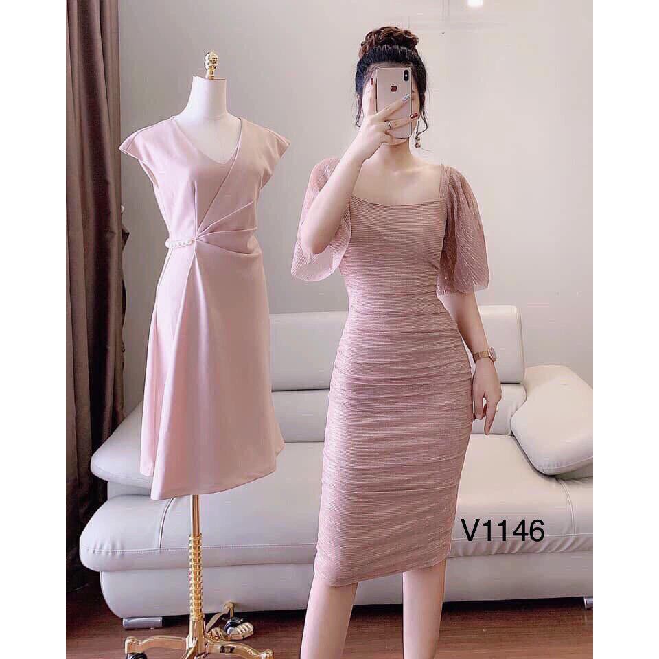 [ xả kho ] MiD Đầm body ôm co giãn tốt V1146 Mie Design kèm ảnh thật