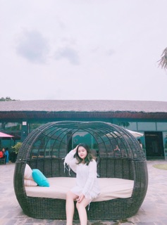 Váy suông trắng (ảnh thật)