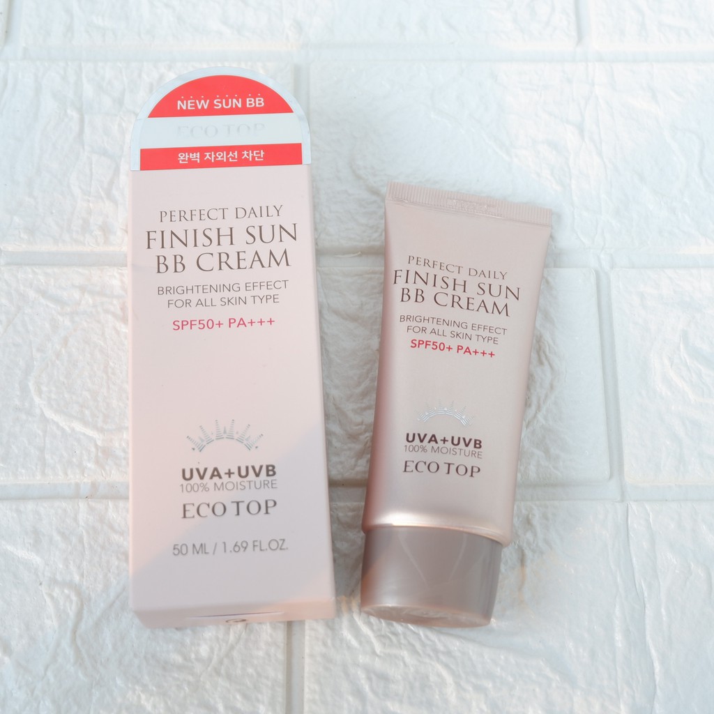 Kem nền chống nắng EcoTop Perfect Daily Finish Sun BB Cream SPF50+ PA+++ 50ml NPP Shoptido | BigBuy360 - bigbuy360.vn