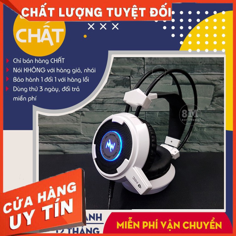 HÀNG CAO CẤP -  [Hàng Chính Hãng] Tai nghe GAMING Wangming 8900L, Tai nghe game Wangming 8900L - Bảo hành 24 tháng  - Hà