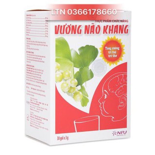 [Chính Hãng ] VƯƠNG NÃO KHANG - Thực phẩm bảo vệ sức khỏe cho bé chậm nói hộp 30 gói