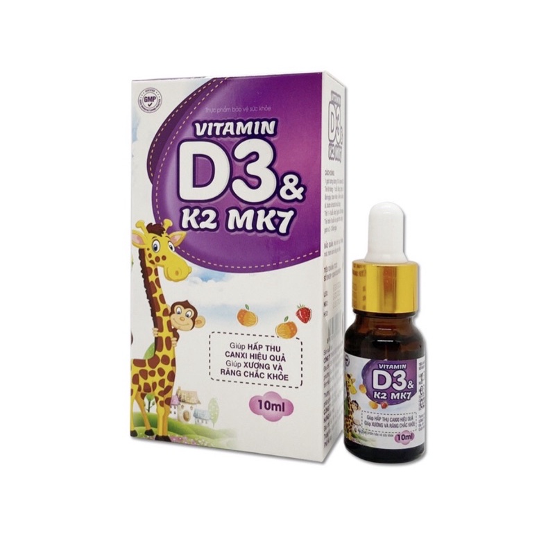Vitamin D3 K2 MK7 Halico - nhỏ giọt 10ml