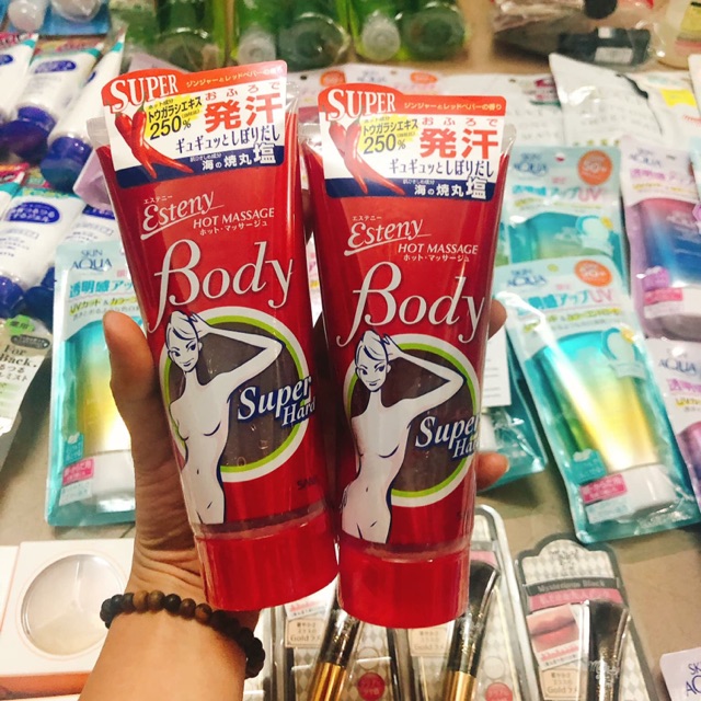 KEM TAN MỠ BỤNG UTENA ESTENY HOT BODY MASSAGE GEL SANA 240g Nhật Bản