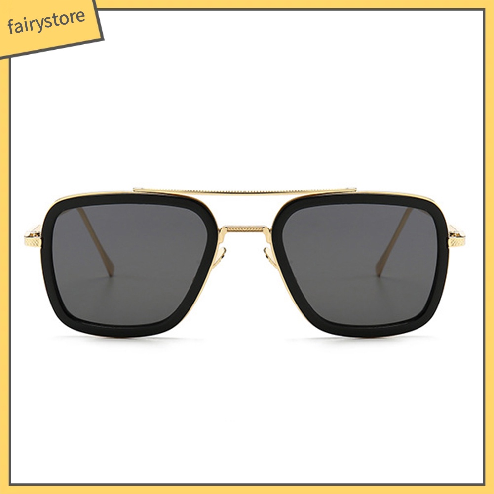 Kính Mát Gọng Kim Loại Phong Cách Retro Cho Nam