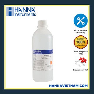 Dung Dịch Hiệu Chuẩn pH 1.68 Hanna HI7001L, Chai 500mL - Có Ảnh Thật
