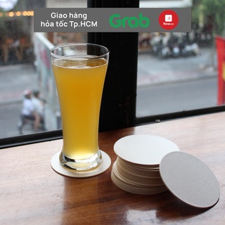 Đế Lót Ly Giấy Trắng 100 cái/lốc (hình tròn 9cm)