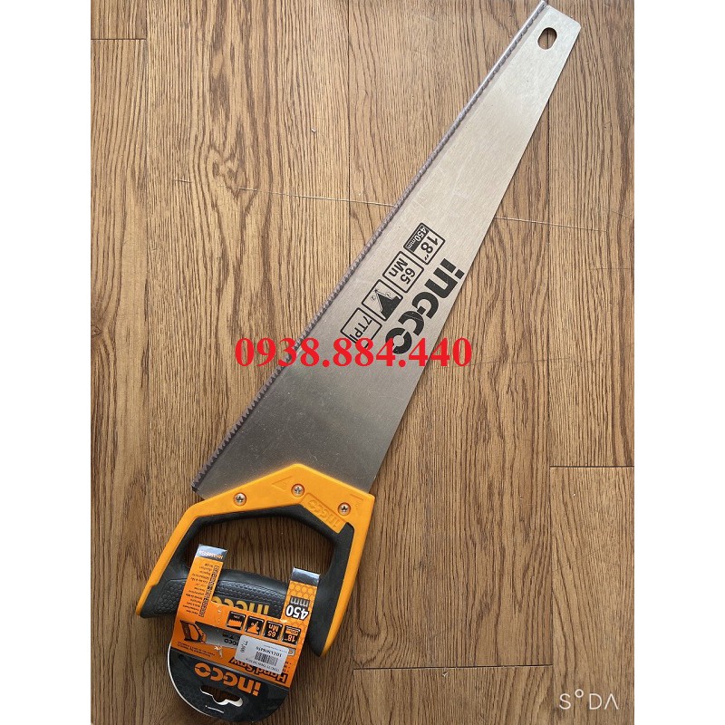 Cưa tay lá liễu (450mm) Ingco HHAS08450
