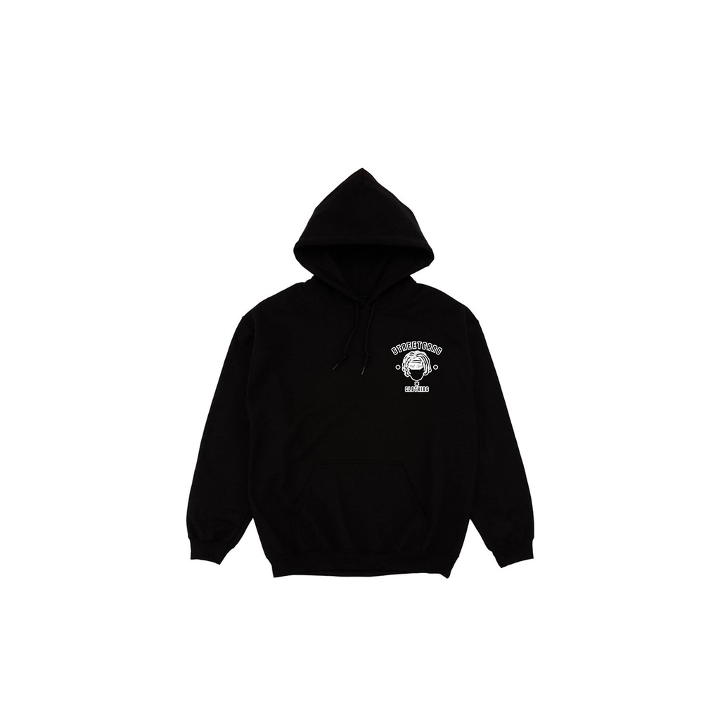 Áo Hoodie Logo - Đen - Street Gang