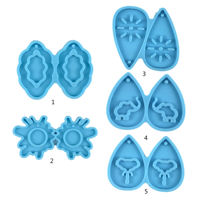 Sa Khuôn Silicone Làm Mặt Vòng cổ / Bông Tai DIY