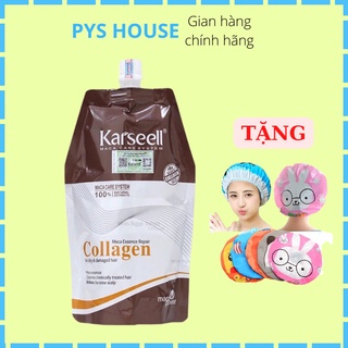Kem hấp ủ phục hồi tóc hư tổn COLLAGEN KARASEELL MACA 500ML CAM KẾT CHÍNH HÃNG