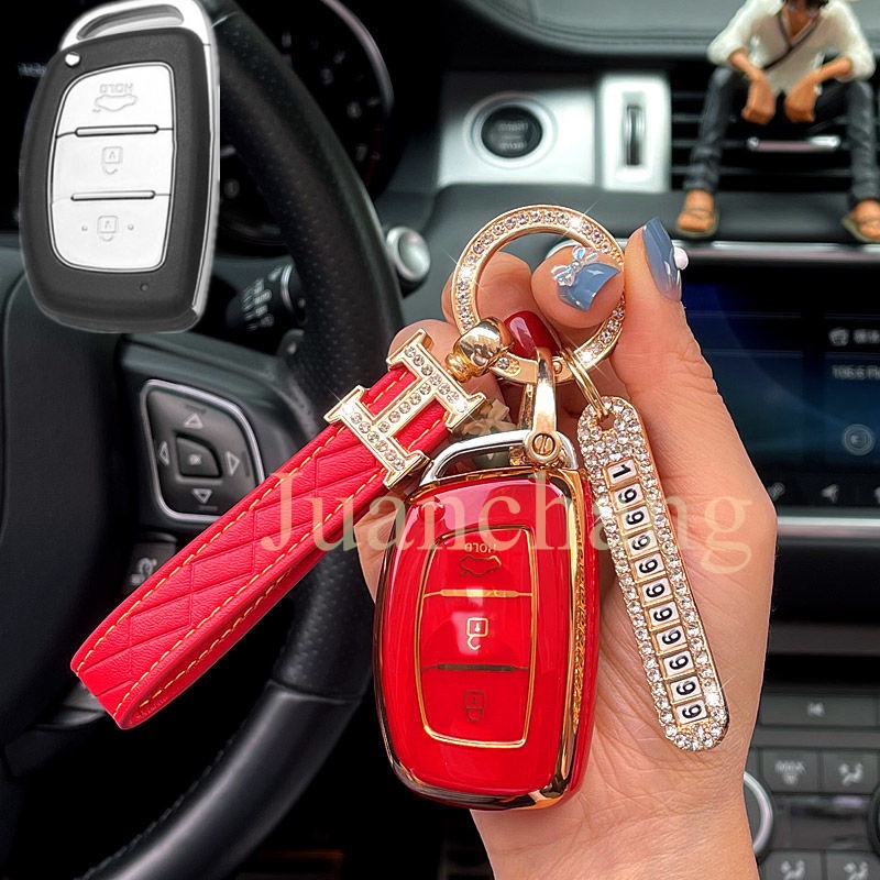 Vỏ TPU Bảo Vệ Chìa Khóa Điều Khiển Từ Xa Cho Hyundai ix35 i30 i20 Tucson Sonata Fe Creta Elantra ix25 ix45 i10 i40 Verna Solaris Mistra Elantra ốp chìa khoá Hyundai i10, Tucson, Elantra. chìa thông minh