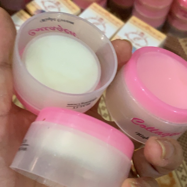 Kem đêm collagen plus vit e hàng chuẩn Indonesia giá chỉ 25.000₫