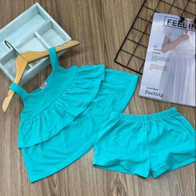 Combo 5 bộ cotton dành cho bé gái