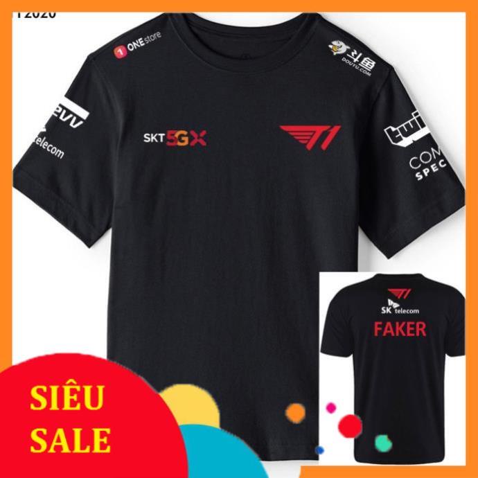 🔥HOT🔥 Mẫu áo thun team game SKT T1 2020 cực ngầu mẫu mới cực chất /uy tín chất lượng