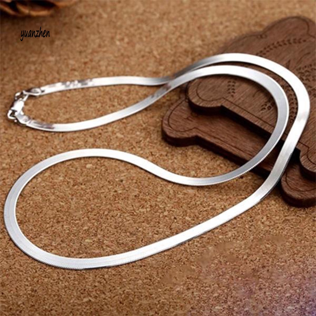 Vòng cổ Sợi Xích Bản Rộng Thiết Kế Dạng Rắn Độc Đáo Cho Nam Và Nữ