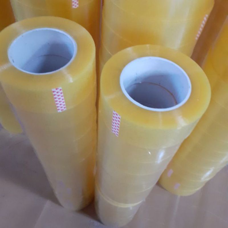 BĂNG DÍNH 0,4kg/cuộn lõi mỏng dính được nhiều, tiết kiệm chi phí đóng gói( ưu đãi)