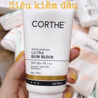 CORTHE / KEM CHỐNG NẮNG CORTHE / KEM CHỐNG NẮNG CORTHE SỐ 1 CHO DA DẦU MỤN NHẠY CẢM LÊN TONE