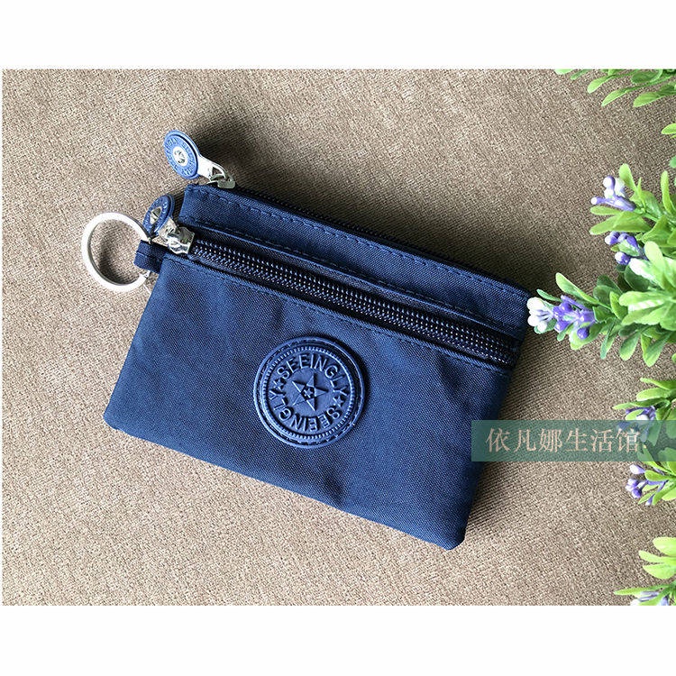 Ví Ngắn Đựng Tiền Xu/Thẻ ID/Chìa Khóa Bằng Vải Canvas Mẫu Mới Năm 2021 Dành Cho Nam Và Nữ