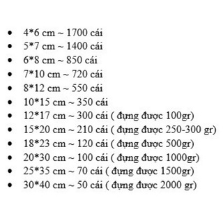 100 gram túi zip chi đỏ