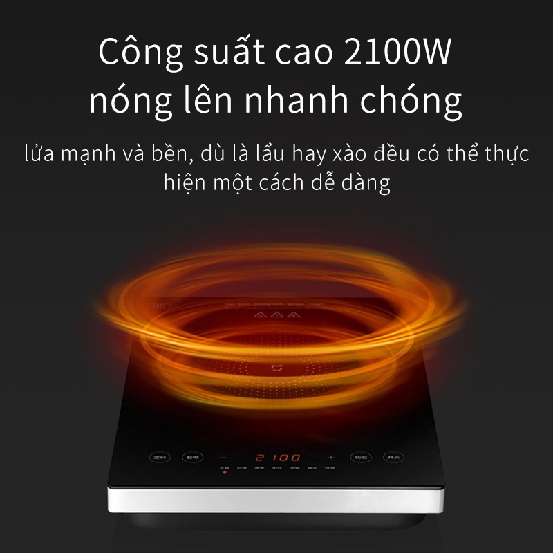 XIAOMI Bộ bếp từ thông minh kèm Chảo / Nồi Xiaomi Mijia Induction cooker A1 whole set MDCLOP2ACM