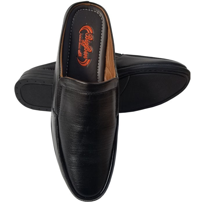 Dép Bít Mũi Nam Da Bò Thật BIGBEN Cao Cấp SB91