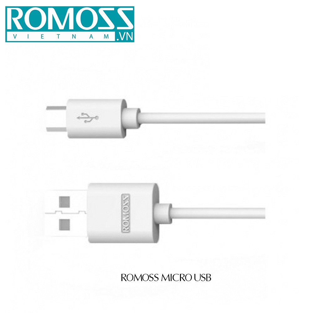 Cáp sạc microUSB Romoss CB-05 1000mm