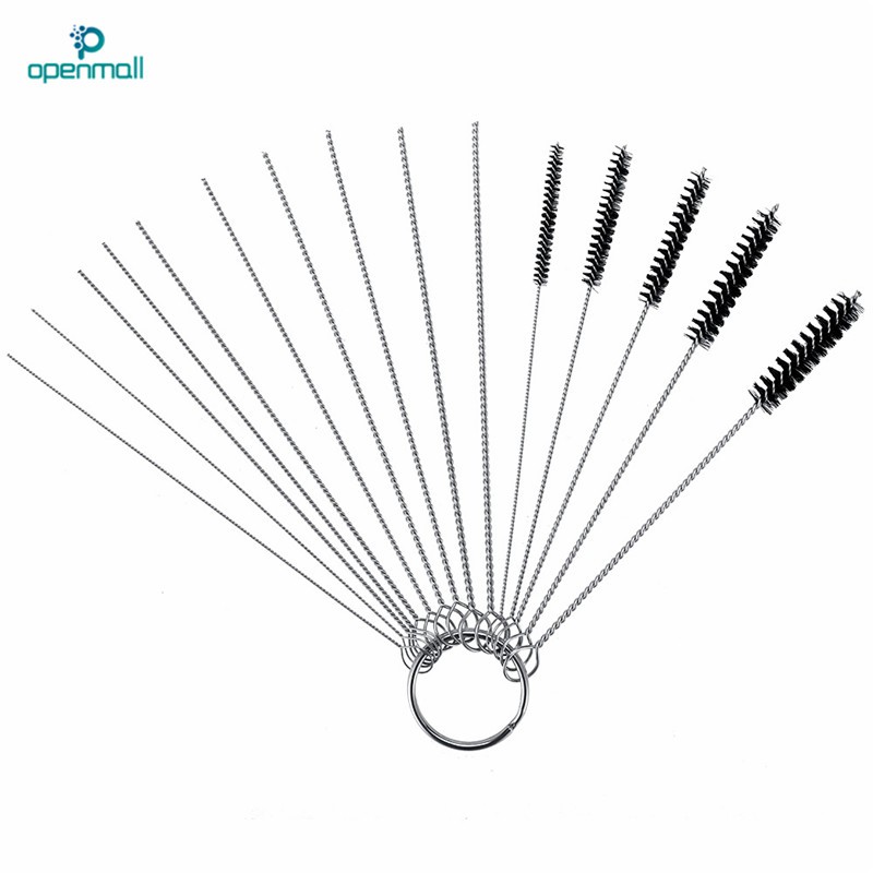 Set 15 bàn chải nhỏ dụng cụ làm sạch bộ chế hòa khí xe máy