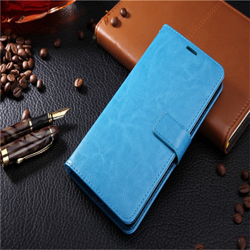 Bao da điện thoại màu trơn thiết kế nắp gập kiêm giá đỡ có ngăn đựng thẻ cho LG G4 G5 G4 Pro