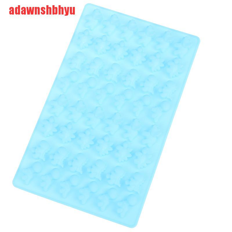 Khay Silicon Mềm Làm Đá / Sô Cô La 48 Lỗ Hình Khủng Long