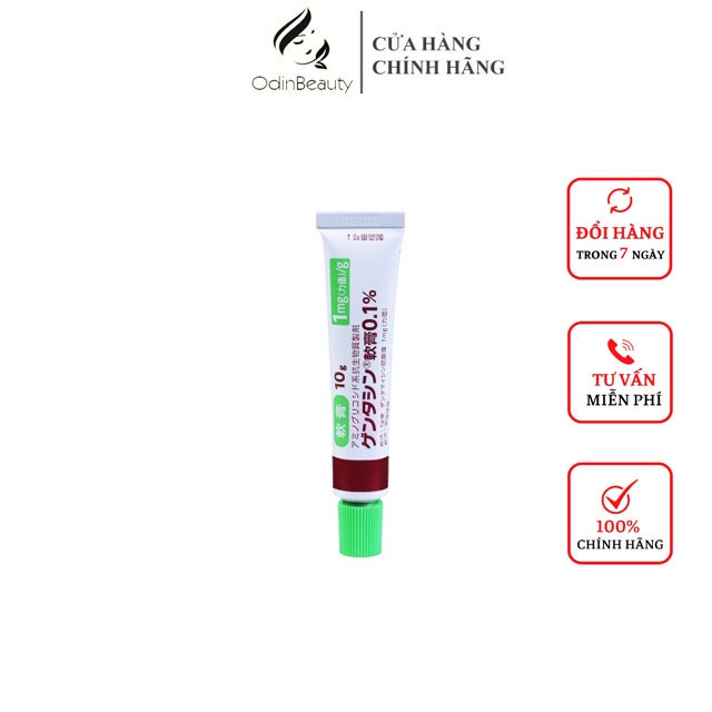 Kem sẹo Gentacin Nhật Bản tuýp 10g Hỗ trợ xử lý các vết sẹo lồi, lõm, rỗ, vết bỏng