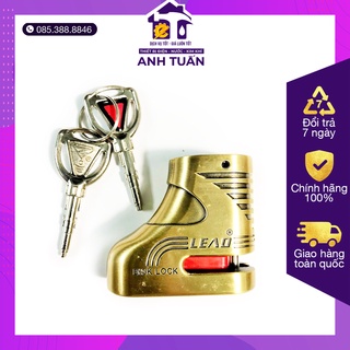 Ổ khoá đĩa xe máy, khóa đĩa Lead chống cắt cao cấp