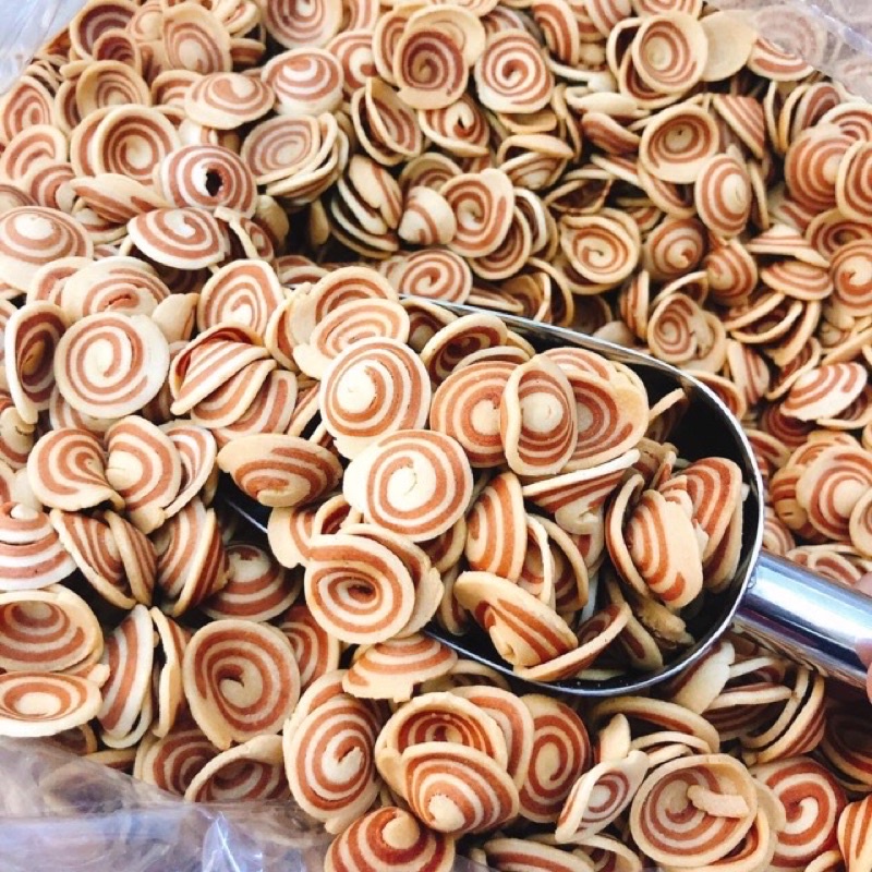 500g Bánh tai heo nhí vị truyền thống, ngon giòn đóng túi zip