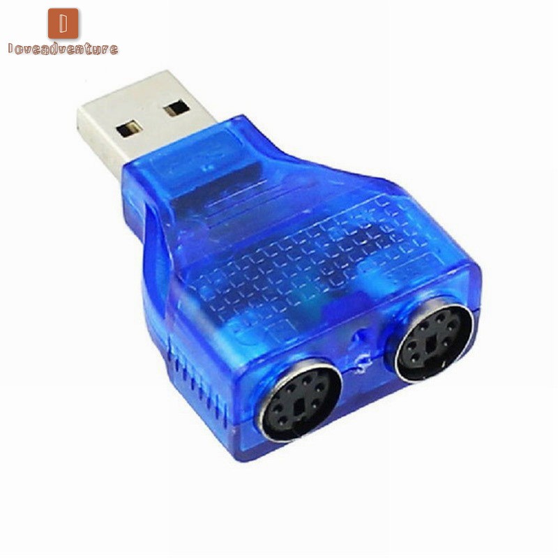 Dây cáp chuyển đổi USB Male sang PS2 Female cho chuột bàn phím