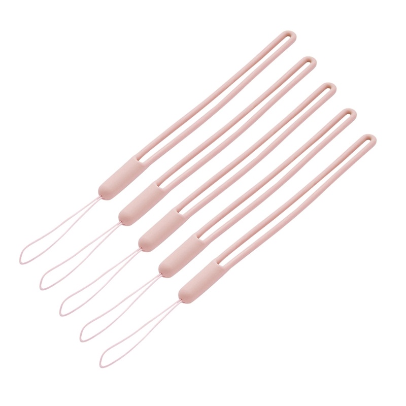 Bộ 5 Dây Đeo Cổ Tay Bằng Silicon Dẻo Mềm Kèm 5 Chìa Khóa