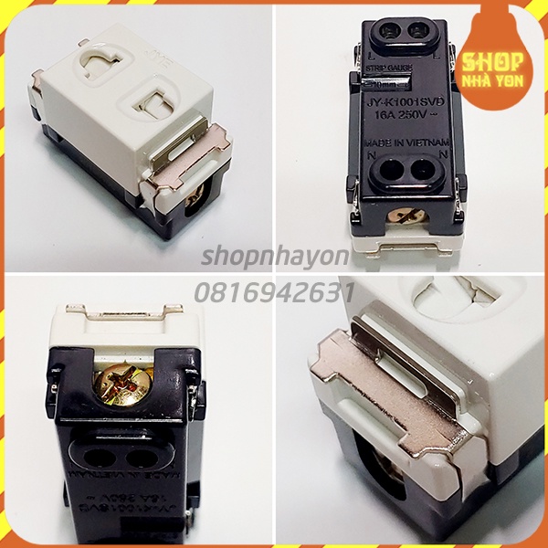 Giá sỉ 10 ổ cắm màn che Full gắn được mặt nạ Panasonic hãng JYE
