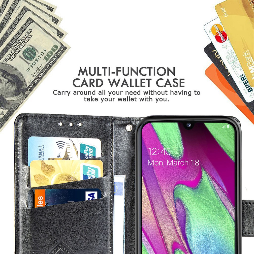 Bao da điện thoại nắp lật dành cho Samsung Galaxy A20/A30 A20E/A10E A40 A50A70 A80/A9 A71 | BigBuy360 - bigbuy360.vn