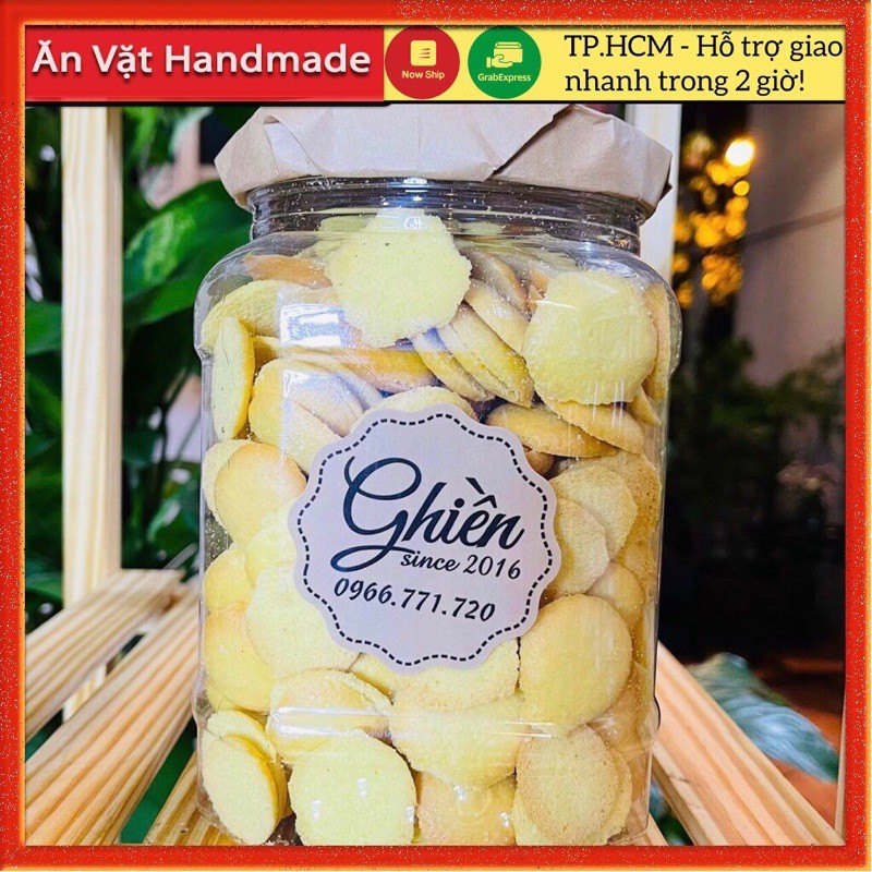 BÁNH TRỨNG NHỆN GIÒN NGON HŨ 400Gr, Đồ ăn vặt tphcm