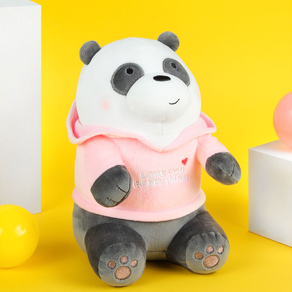 [Mã LIFECPMALL giảm 12% đơn 250K] Miniso x We Bare Bears Đồ chơi sang trọng có áo choàng