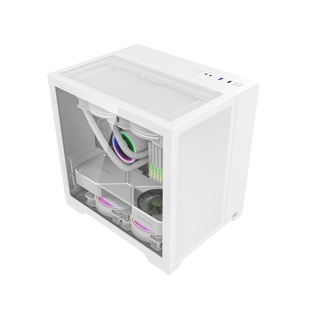 Vỏ Case MIK LV12 MINI FLOW WHITE (Thiết Kế Thông Minh Không Cần Ốc)