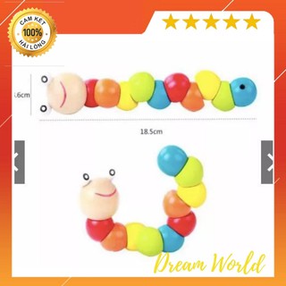 Con Sâu Gỗ Nhiều Màu Vui Nhộn Cho Bé Học Màu Sắc