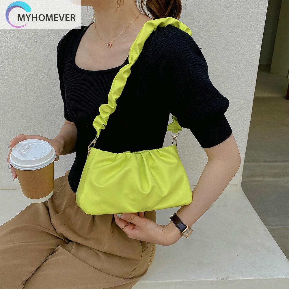 Túi Đeo Vai / Kẹp Nách Bằng Da Pu Thiết Kế Nhỏ Gọn Thời Trang Cho Nữ