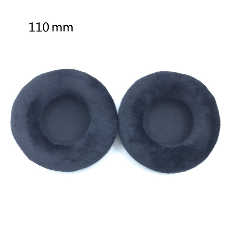 ✿ 2Pcs/1Pair Velvet Universal Headphone Cushions Replacement Ear Pads Cushion 70mm 90mm 60mm-110mm For All Earphone Headphones