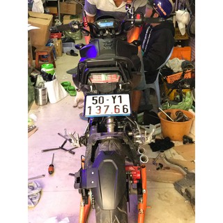 Pass biển số nhôm tăng chỉnh gập ra gập vô