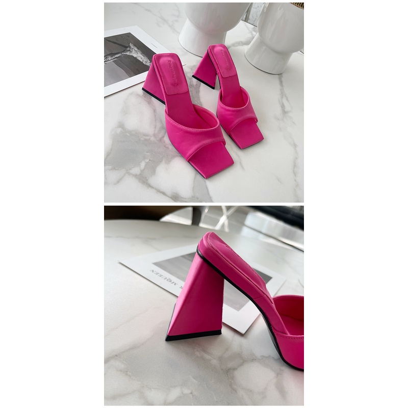 Giày Cao Gót Bằng Da Cao Cấp 3.15 Inch Size 35-42