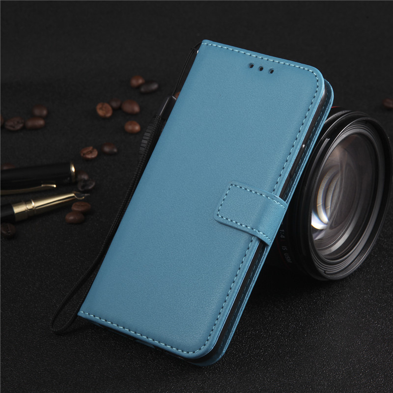 Samsung J6 2018 J6 Plus 2018 J5 2016 J5 2017 J5 PRIME, J4 2018 J4 Plus 2018 Color Leather Case Classic Simplicity Fashion Flip Bracket Card Wallet Buckle Full Protection Soft Cover Casing Protective Shell Bin Phone Case