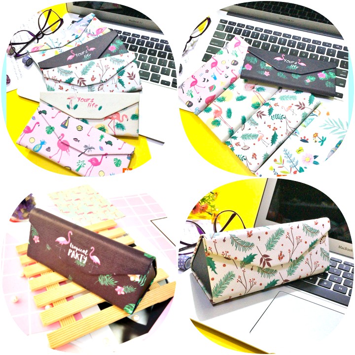 (hình Thật) (20 Mẫu) Hộp Đựng Kính Gấp Gọn Tam Giác Nhiều Họa Tiết Dễ Thương Bukao | BigBuy360 - bigbuy360.vn