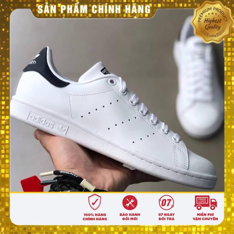 Giày Adidas 🔴FREESHIP🔴Adidas Stan Smith Green Chính Hãng - Giày Stan Smith Gót Xanh Lá Chuẩn Auth [M20324] - bh12