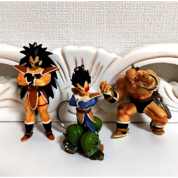 Mô Hình Móc khóa DragonBall Vegeta + Nappa+ Radic