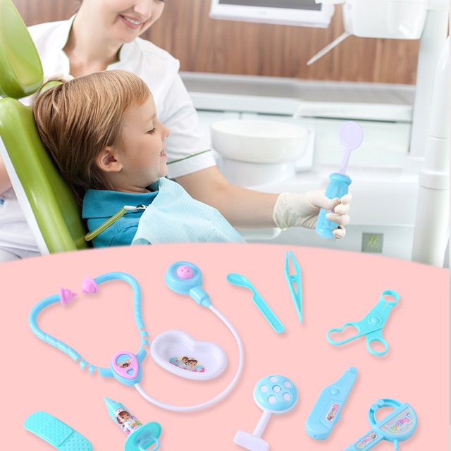 BỘ ĐỒ CHƠI BÉ TẬP LÀM BÁC SĨ 10 CHI TIẾT