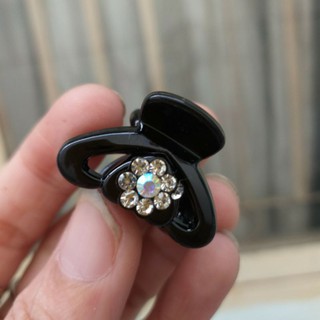 Kẹp tóc mái,kẹp đỉnh trái tim đính hạt (kt: 3cm)